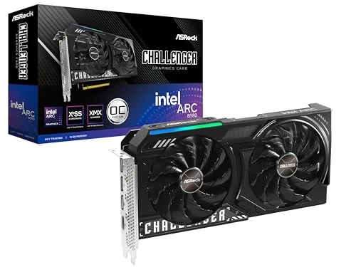 Carte graphique ASRock Arc B580 Challenger 12 Go GDDR6 overclocking VR Tri DisplayPort