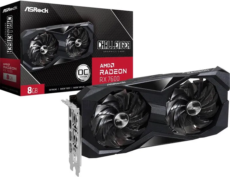 ASRock Challenger AMD Radeon RX 7600 8 Go GDDR6 image 1