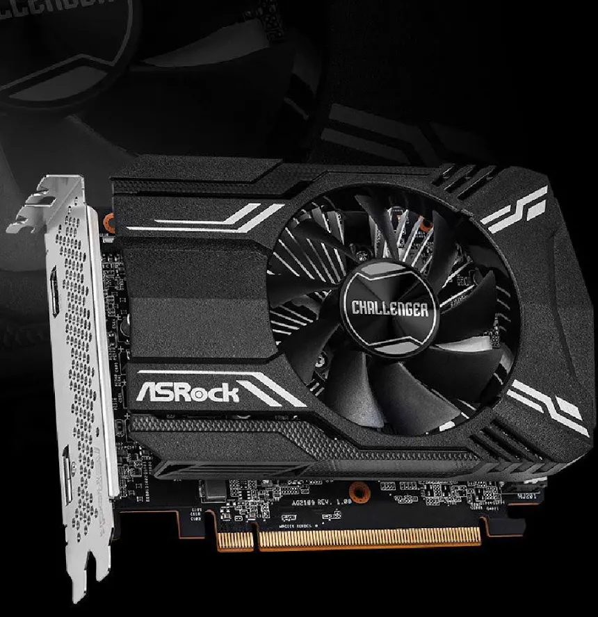 ASRock Radeon Rx 6400 Challenger Itx 4 Go image 4