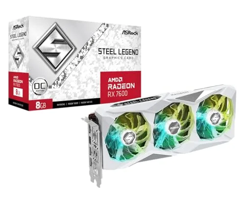 Carte graphique ASRock Radeon RX 7600 Steel Legend 8Go OC