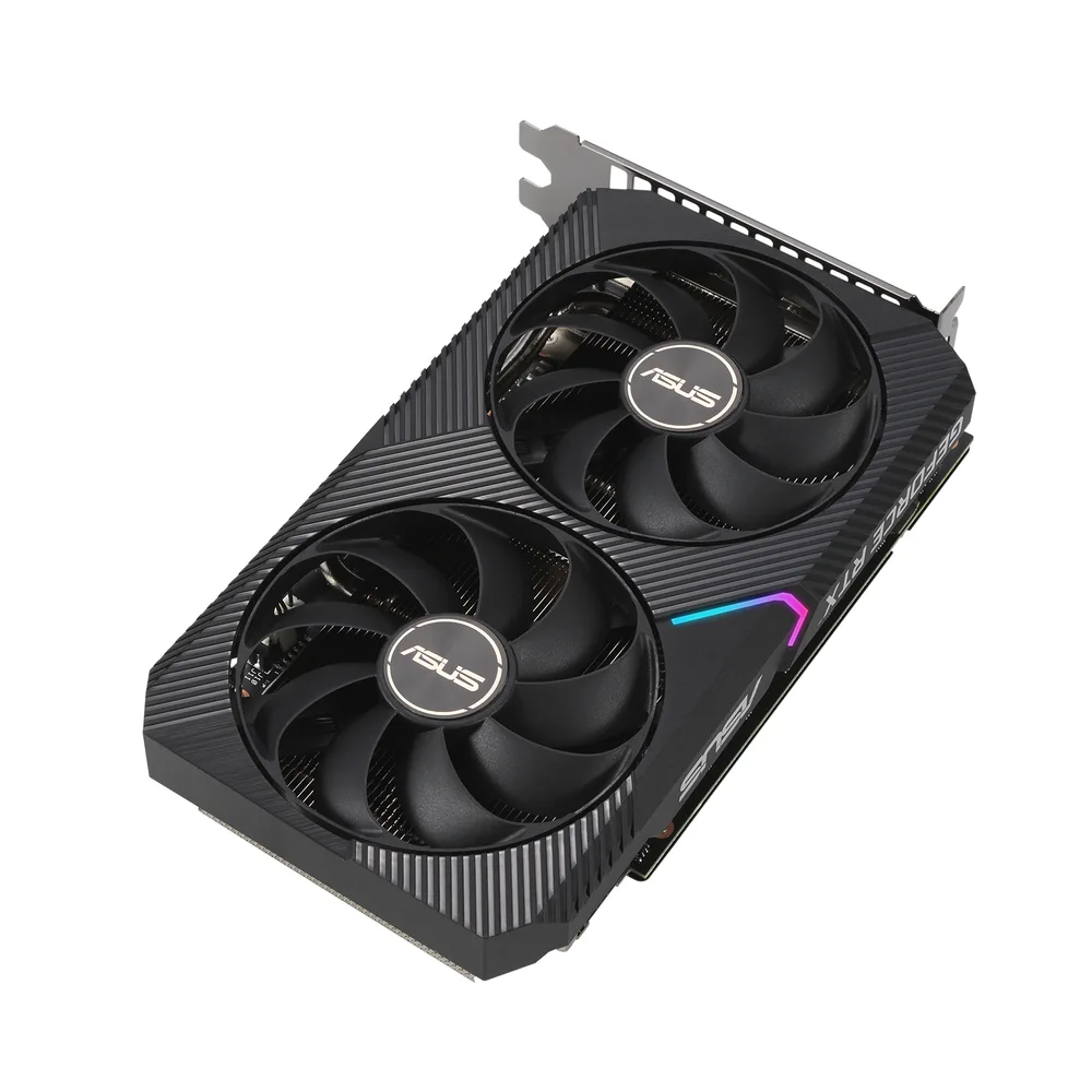 asus DUAL GeForce RTX 3060 Ti V2 Édition MINI OC LHR 8 Go GDDR6 image 4