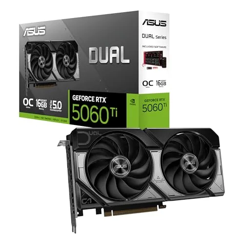 Carte graphique Asus DUAL GeForce RTX 5060 Ti OC 16G