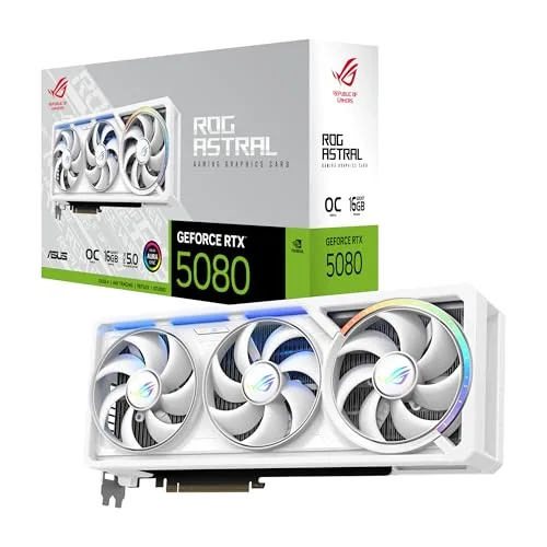 Carte graphique Asus ROG Astral GeForce RTX 5080 16GB GDDR7 Multi RGB