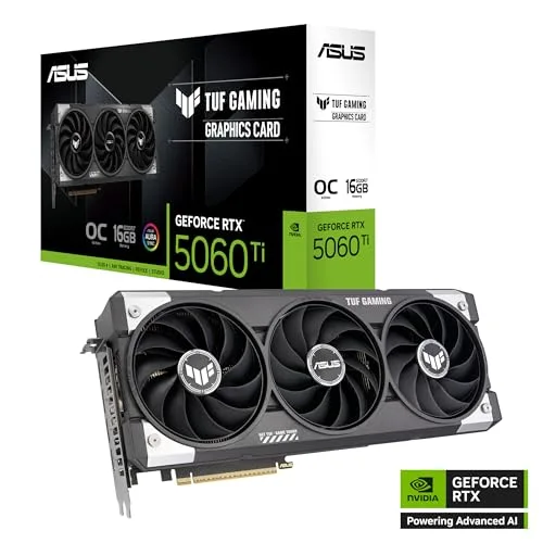 Asus TUF Gaming GeForce RTX 5060 Ti 16GB GDDR7 OC Edit - vue 7