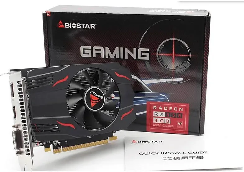 Biostar AMD Radeon RX 550 4 Go GDDR5