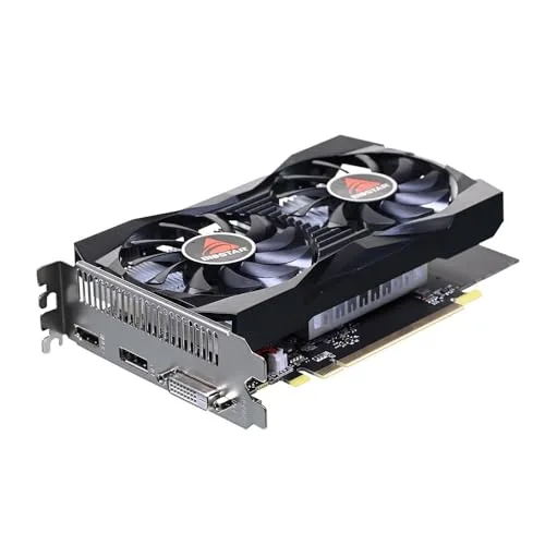Biostar GeForce GTX 1050 4GB GDDR5 PCIe 3.0 Dual Fan - vue 2