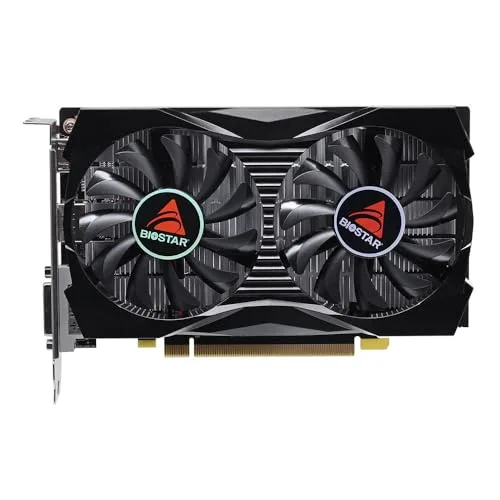 Biostar GeForce GTX 1050 4GB GDDR5 PCIe 3.0 Dual Fan - vue 4
