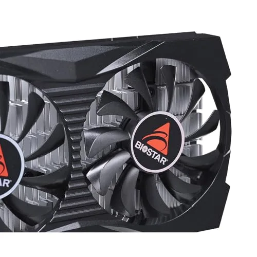 Biostar GeForce GTX 1050 4GB GDDR5 PCIe 3.0 Dual Fan - vue 5
