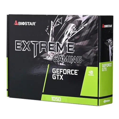 Biostar GeForce GTX 1050 4GB GDDR5 PCIe 3.0 Dual Fan - vue 8