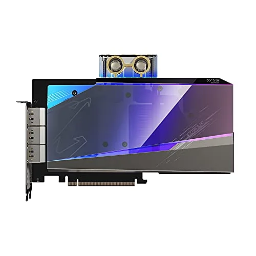 Carte Graphique GIGABYTE AORUS RTX 3080 Ti XTREME WATERFORCE WB 12G LHR (GV-N308TAORUSX WB-12GD) - vue 4
