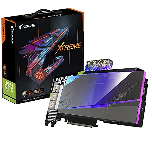 Carte Graphique GIGABYTE AORUS RTX 3080 Ti XTREME WATERFORCE WB 12G LHR (GV-N308TAORUSX WB-12GD) - vue 9