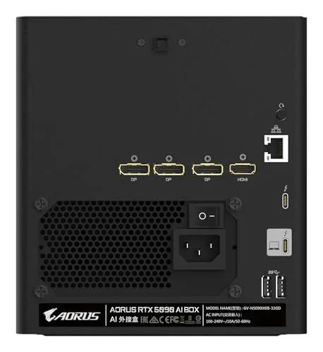 Carte graphique haute performance - GIGABYTE - AORUS RTX 5090 AI BOX - 32 Go GDDR7 - 512 Bits - PCI-E 5.0 - 2407 MHz - vue 7