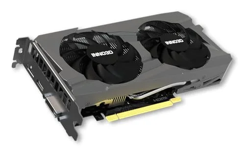 Carte graphique - Inno3D - GeForce RTX 3050 Twin X2 - 8 Go GDDR6 - PCI Express 4.0 - Résolution 7680x4320 - vue 2