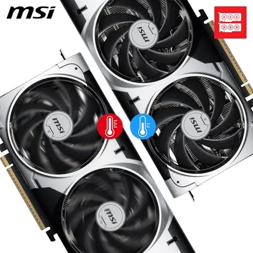 Carte graphique - MSI - VENTUS GeForce RTX 5070 - 12 Go GDDR7 - 3 ventilateurs - Overclocking - vue 3