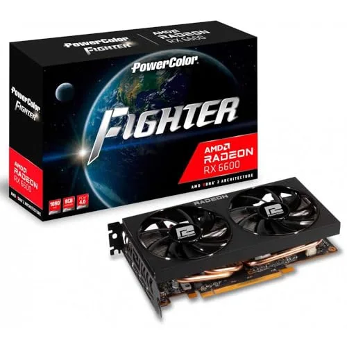 Carte Graphique - PowerColor - Radeon RX 6600 - 8G - GDDR6 ( AXRX 6600 8GBD6-3DH) - vue 5