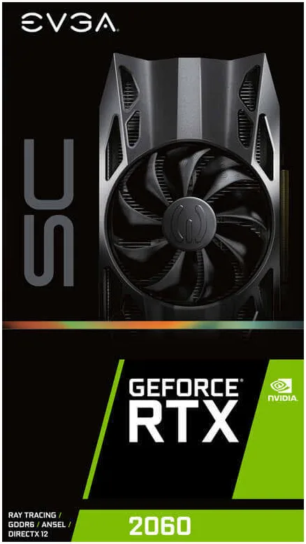 EVGA GeForce RTX 2060 SC OVERCLOCKED 6GB GDDR6 image 1