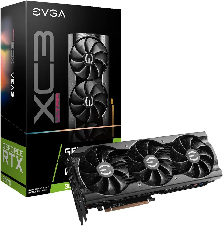 EVGA GeForce RTX 3070 XC3 ULTRA GAMING LHR 8 Go GDDR6 image 1