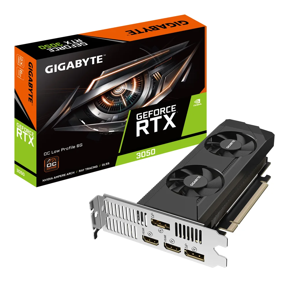 gigabyte GeForce RTX 3050 OC Low Profile 6G NVIDIA 6 Go GDDR6 image 1