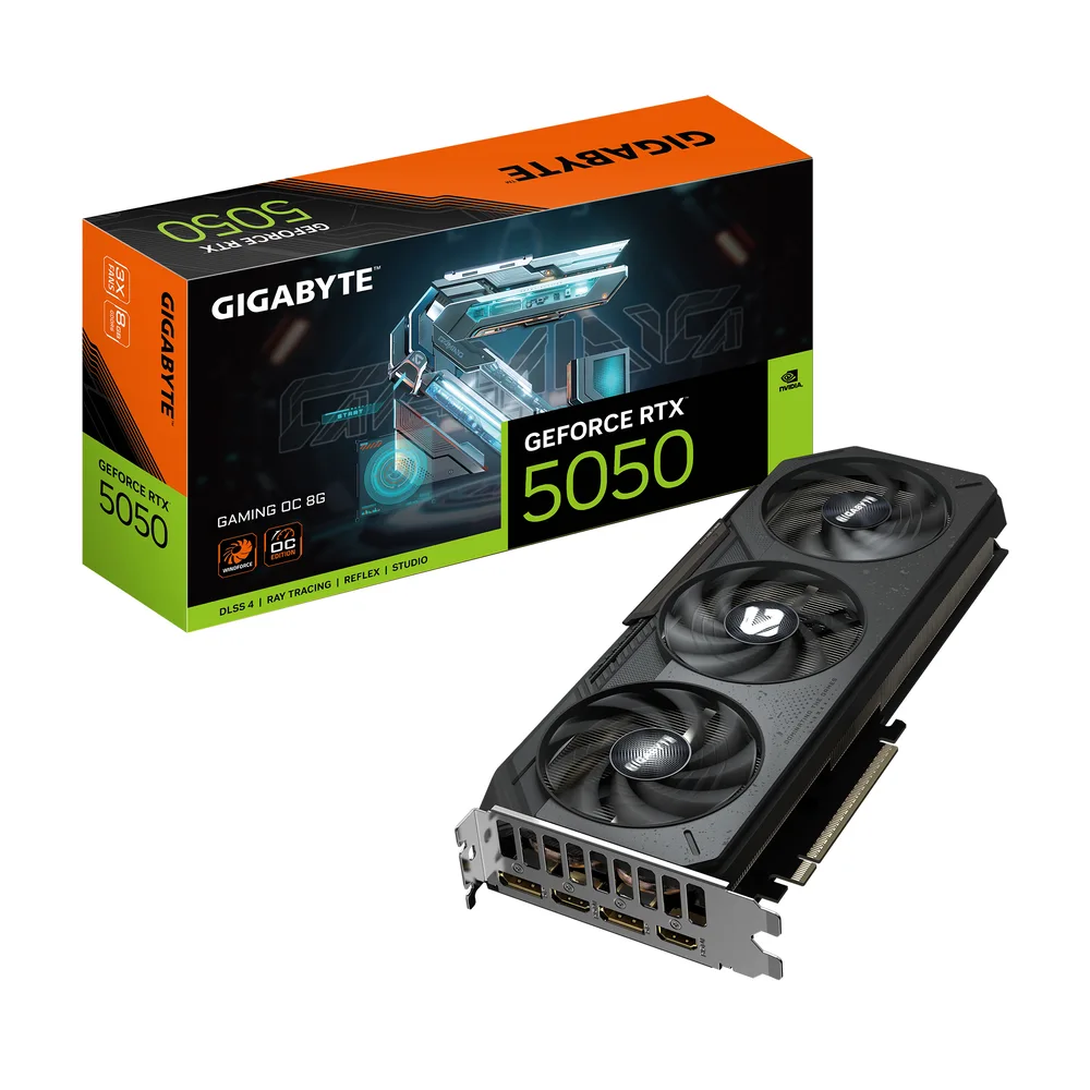 gigabyte GeForce RTX 5050 Gaming OC 8 Go GDDR6 Reflex 2 RTX image 1