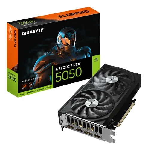 gigabyte GeForce RTX 5050 WINDFORCE OC V2 8GB GDDR6 Reflex 2 RTX