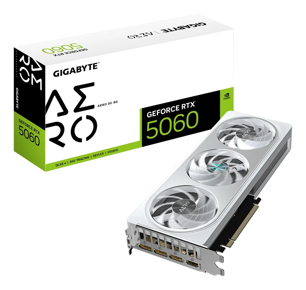gigabyte GeForce RTX 5060 AERO OC 8G image 1
