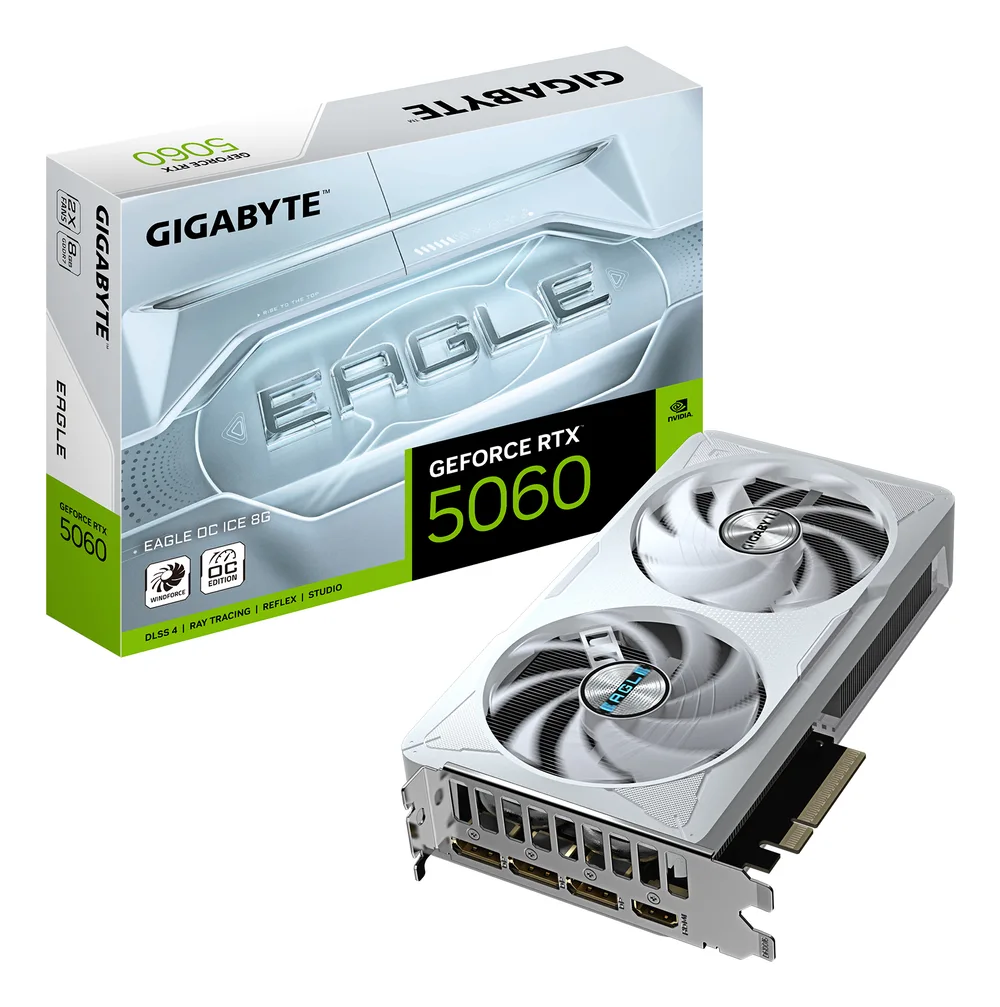 gigabyte GeForce RTX 5060 EAGLE OC ICE 8G image 1