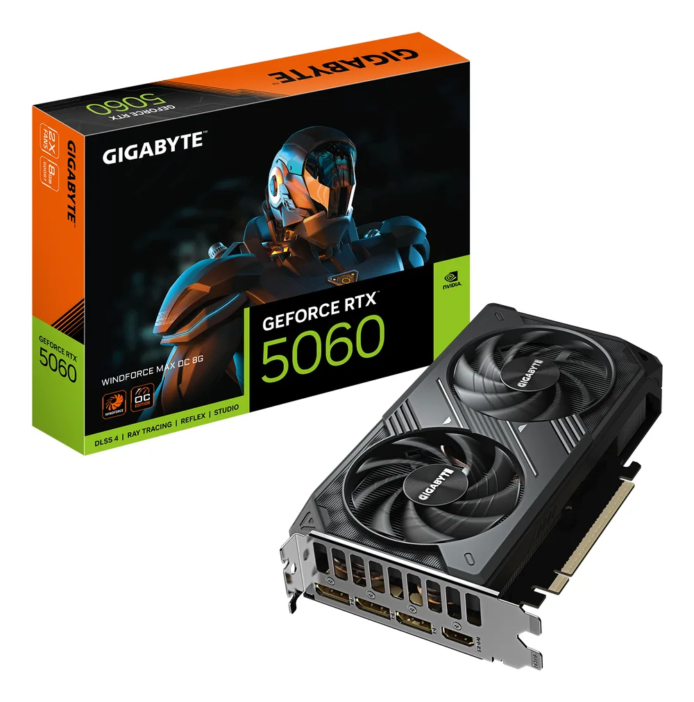 gigabyte GeForce RTX 5060 WINDFORCE MAX OC 8G image 1