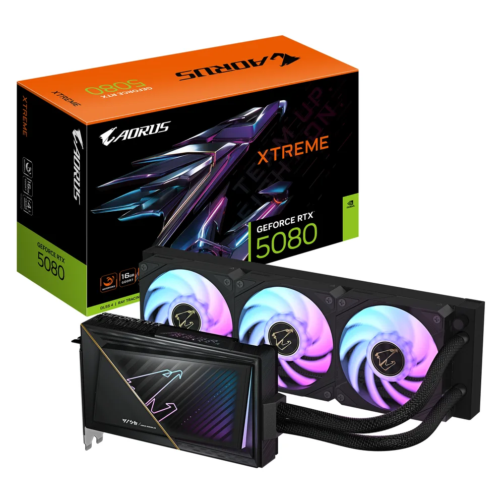 gigabyte GeForce RTX 5080 XTREME WATERFORCE 16G image 1