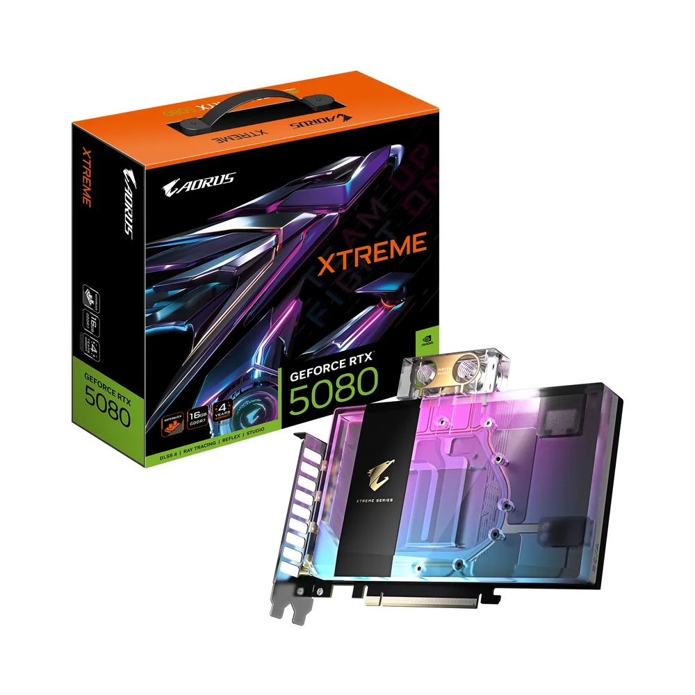 gigabyte GeForce RTX 5080 XTREME WATERFORCE WB 16G image 1