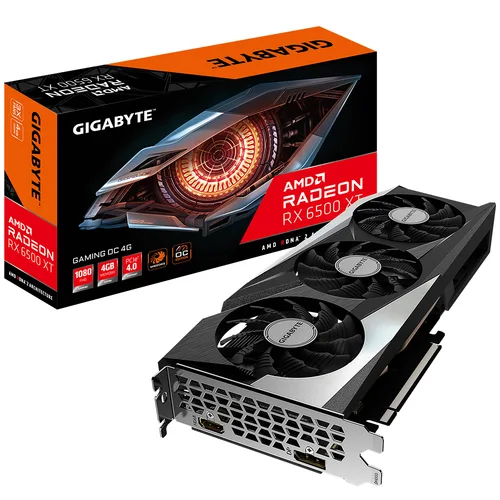 gigabyte Gigaoctet Radeon RX 6500 XT GAMING OC 4 Go GDDR6