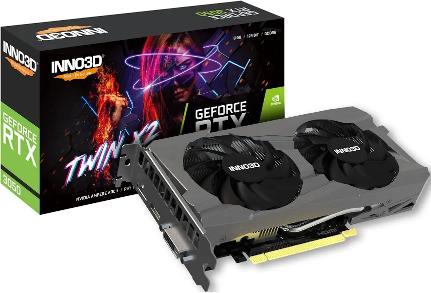 INNO3D GeForce RTX 3050 Twin X2