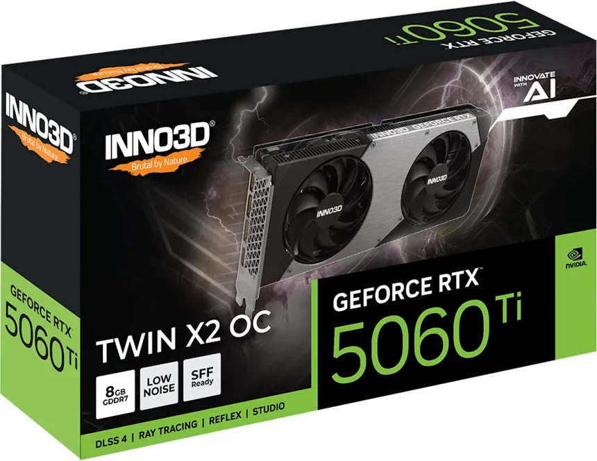 INNO3D GeForce RTX 5060 Ti 8GB TWIN X2 image 3
