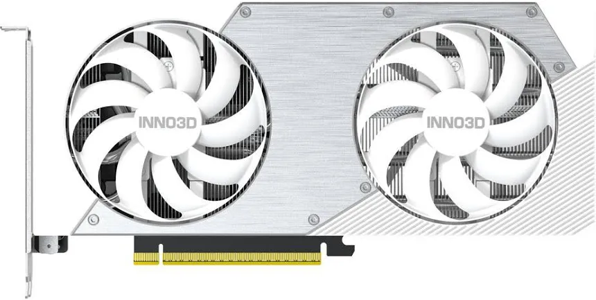 INNO3D GeForce RTX 5060 Ti TWIN X2 OC 16 Go GDDR7 Reflex 2 RTX Blanc image 1
