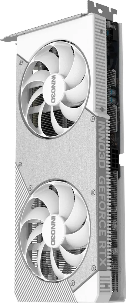 INNO3D GeForce RTX 5060 Ti TWIN X2 OC 16 Go GDDR7 Reflex 2 RTX Blanc image 3