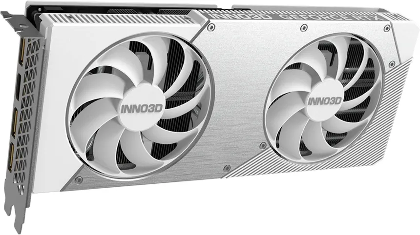 INNO3D GeForce RTX 5060 Ti TWIN X2 OC 8 Go GDDR7 Reflex 2 RTX Blanc image 2