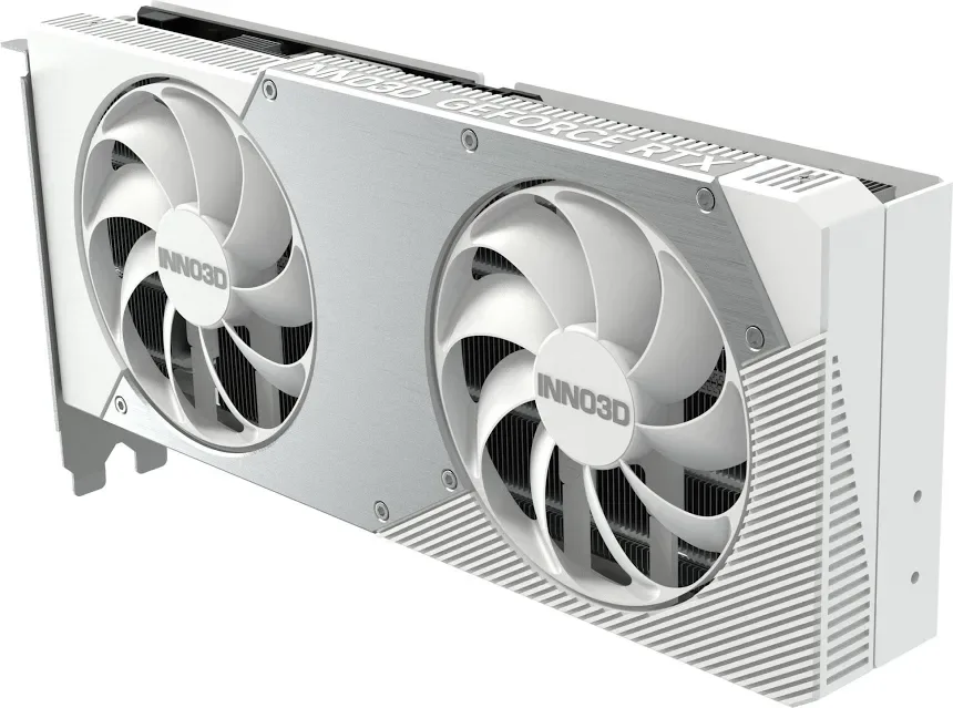 INNO3D GeForce RTX 5060 Ti TWIN X2 OC 8 Go GDDR7 Reflex 2 RTX Blanc image 3