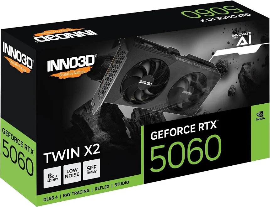 INNO3D GeForce RTX 5060 TWIN X2 8GB  image 2