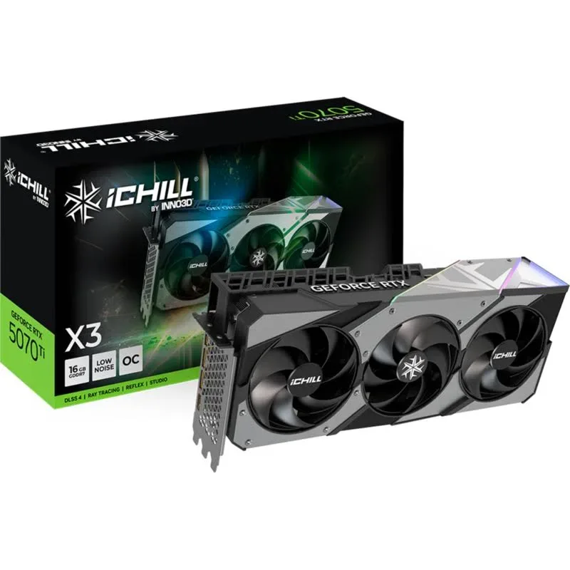 INNO3D GeForce RTX 5070 Ti iChill X3 16GB GDDR7 Reflex 2 RTX 