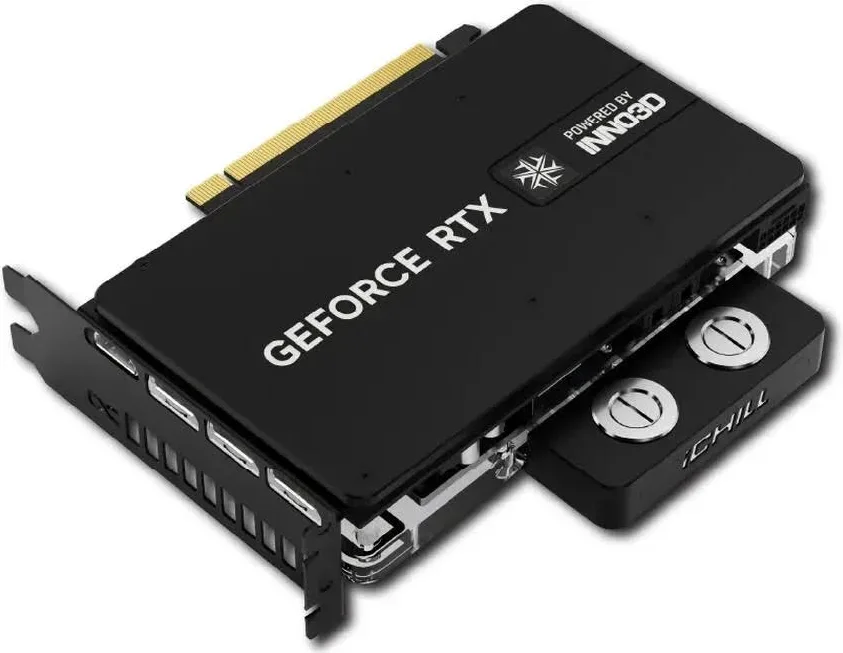 INNO3D GeForce RTX 5080 iCHILL FROSTBITE 16 Go GDDR7 Reflex 2 RTX  image 2