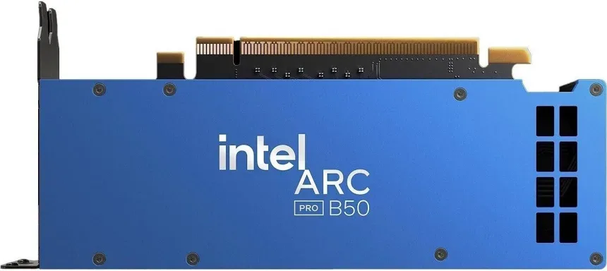 Intel Intel Arc Pro B50 16GB GDDR6 petite taille Ray Tracing IA image 1