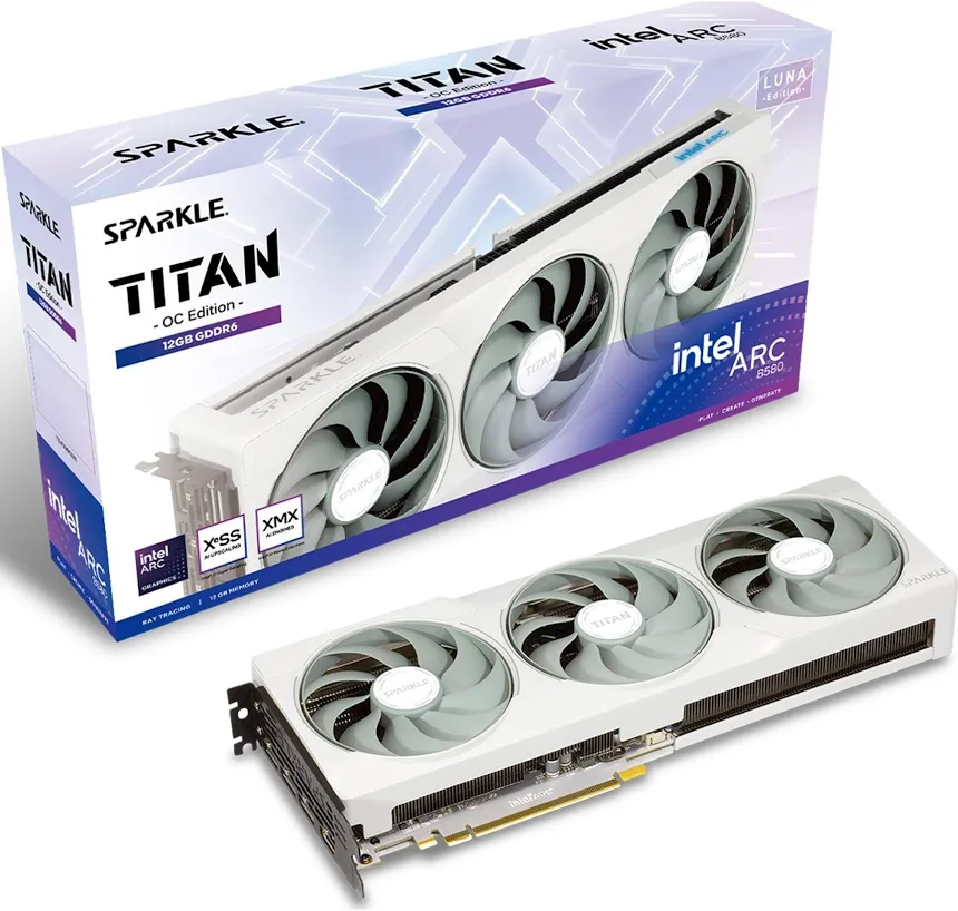 Intel Technology Intel Arc B580 Luna OC 12GB GDDR6 7680x4320