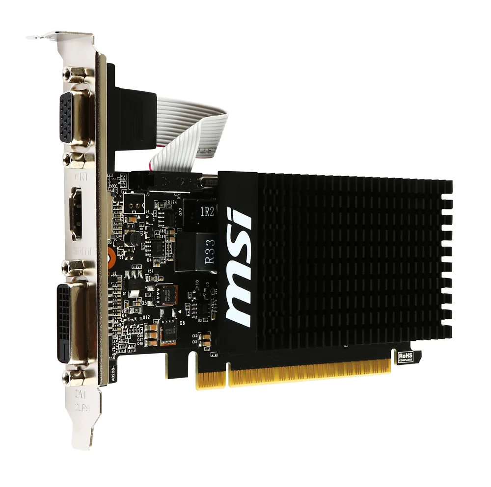 msi GeForce GT710 2 Go DDR3 profil bas image 1