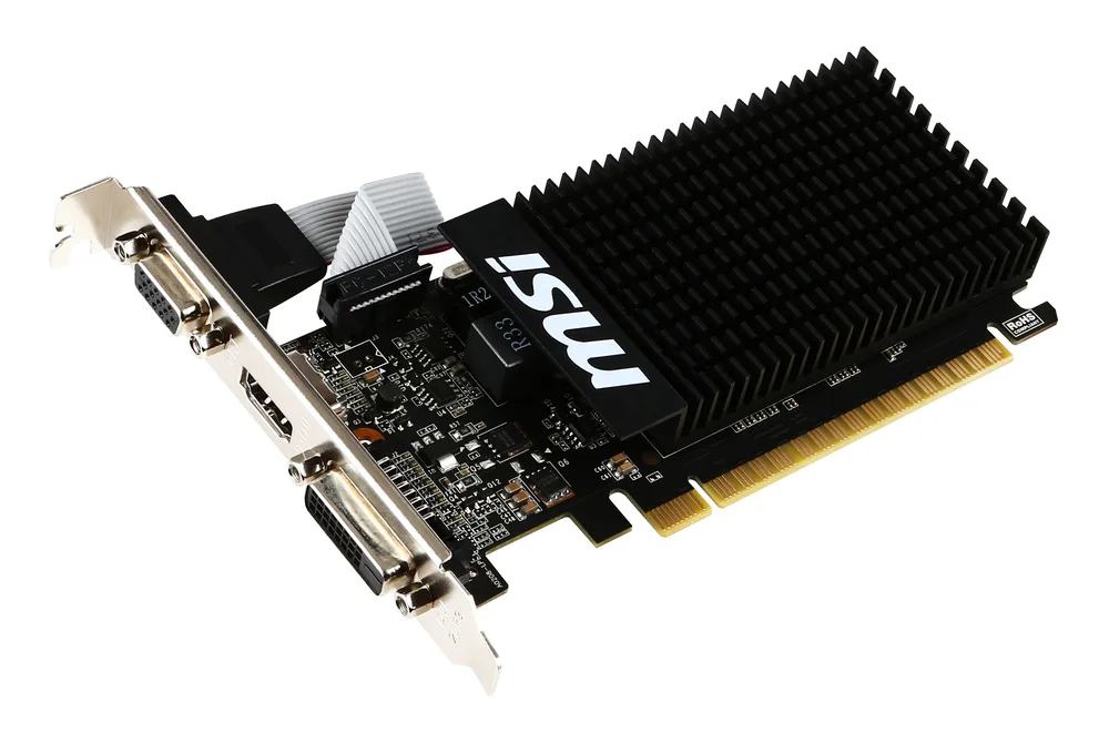 msi GeForce GT710 2 Go DDR3 profil bas image 3