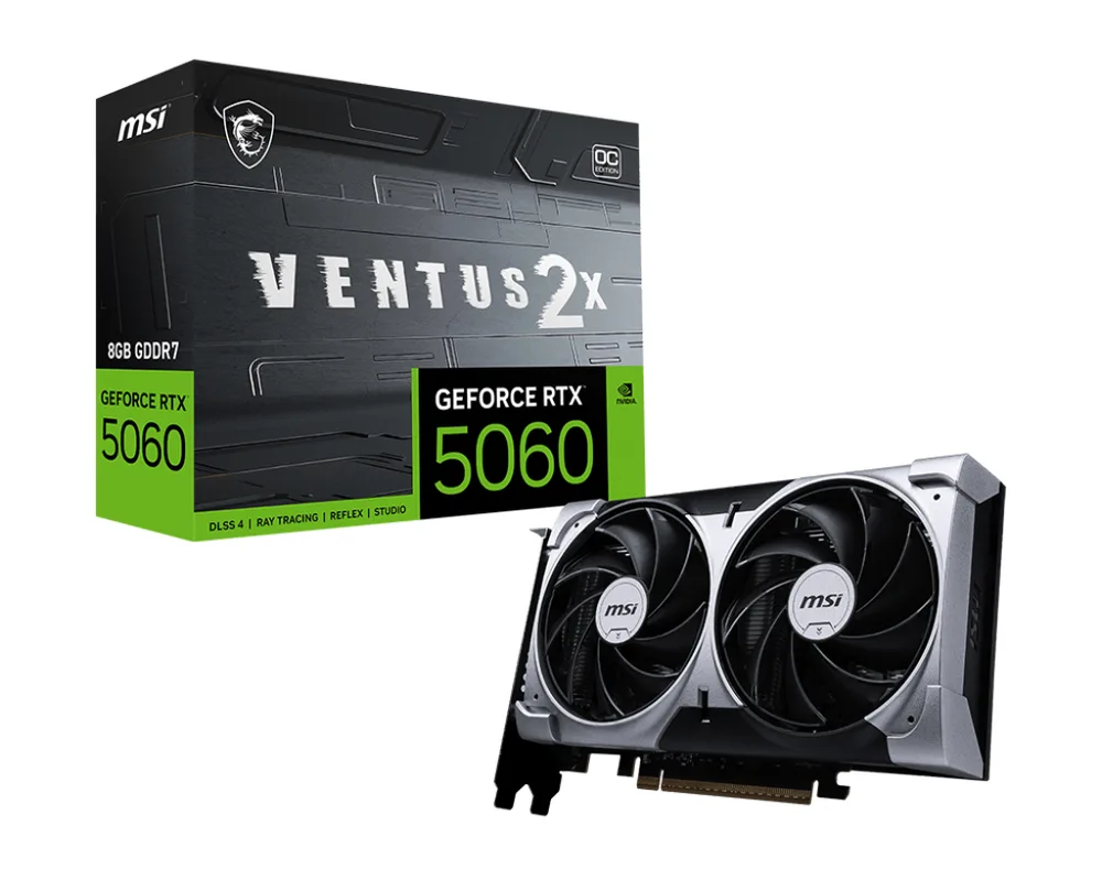 msi GeForce RTX 5060 8G VENTUS 2X OC image 1