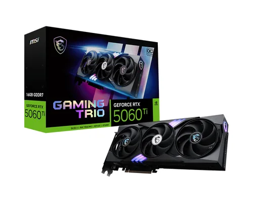 msi GeForce RTX 5060 Ti GAMING TRIO OC 16 Go GDDR7 Reflex 2 RTX