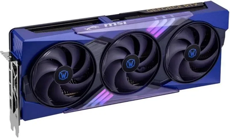 MSI GeForce RTX 5070 12G GDDR7 World of Warcraft MIDNIGHT VOID EDITION OC Reflex 2 RTX image 2
