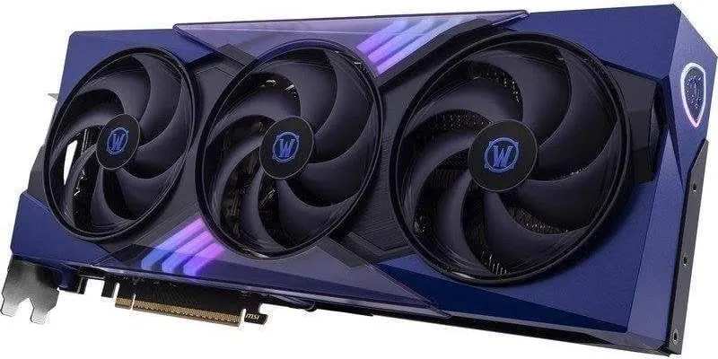 MSI GeForce RTX 5070 12G GDDR7 World of Warcraft MIDNIGHT VOID EDITION OC Reflex 2 RTX image 3