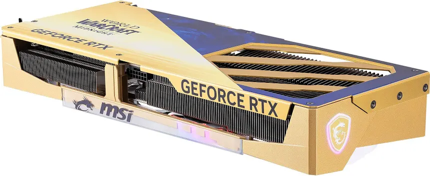 MSI GeForce RTX 5070 12GB GDDR7 World of Warcraft MIDNIGHT LIGHT EDITION OC Reflex 2 RTX image 3