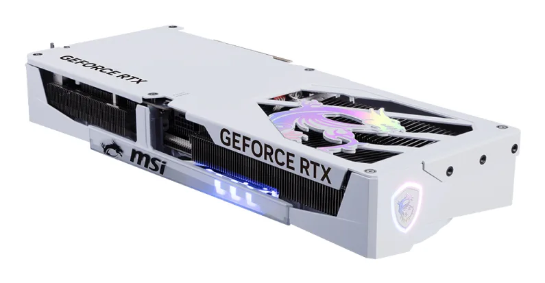 msi GeForce RTX 5070 Ti GAMING TRIO OC 16 Go GDDR7 Reflex 2 RTX Blanc image 2