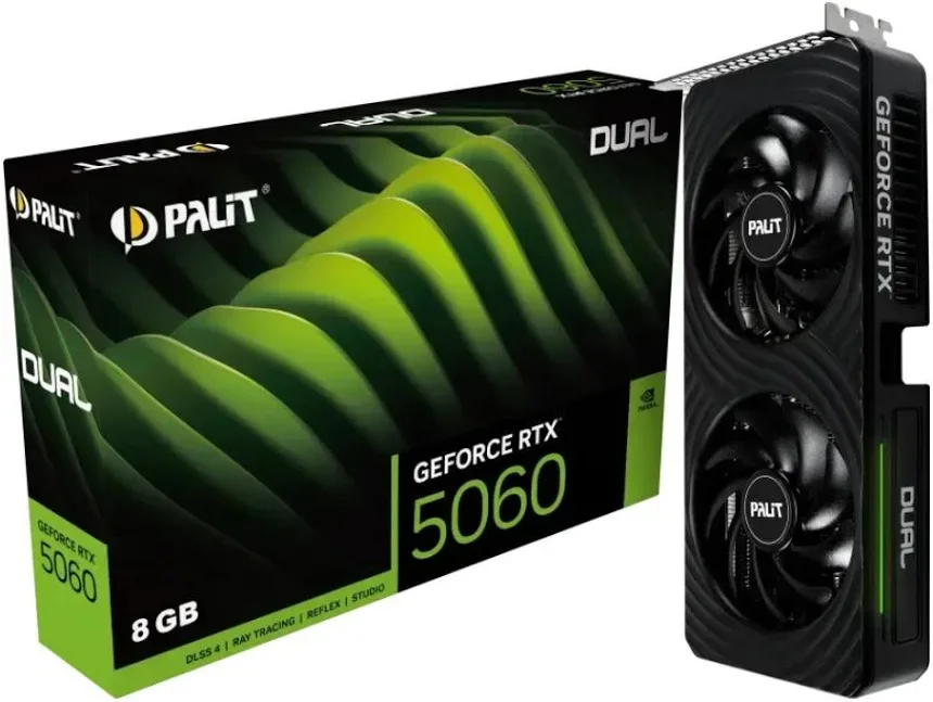 Palit GeForce RTX 5060 Dual 8GB GDDR7 Reflex 2 RTX  image 1